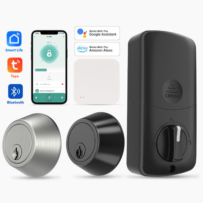 알루미늄 문 스마트 잠금 WiFi와 Tuya 키리스 엔트리 키패드 제어