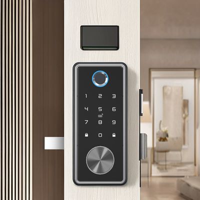 진크 합금 블랙 블루 톱 스마트 잠금 WIFI 네트워크 Tuya APP 메모리 카드