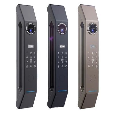 tech 스타일 스틸 도어 스마트 와이파이 문 잠금 손톱 정맥 암호와 APP 제어