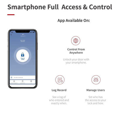 손쉽게 입력 푸른 치아 네트워크 APP 비밀번호 무선 스마트 데드볼트 문 잠금