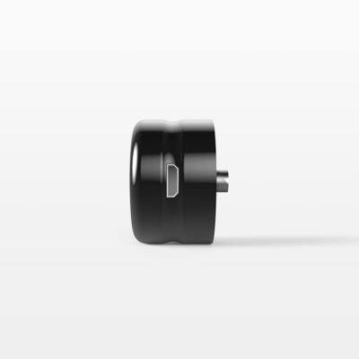 지능형 전자 열쇠 없는 지문 USB 잠금 해제 주황 합금 유리 문 문 잠금