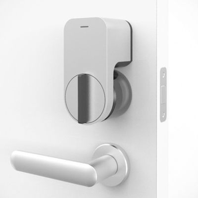 회색 Tuya Ttlock App 자동 디지털 RFID 카드 유로 실린더 잠금 회색 전자 스마트 도어 잠금