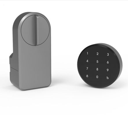 회색 Tuya Ttlock App 자동 디지털 RFID 카드 유로 실린더 잠금 회색 전자 스마트 도어 잠금