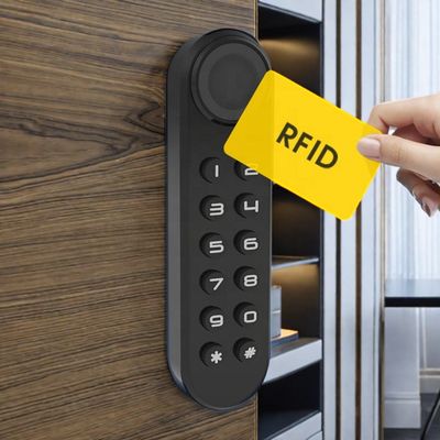 유리문 스마트 캐비닛 잠금 블루 톱 네트워크와 RFID 전자 키리스