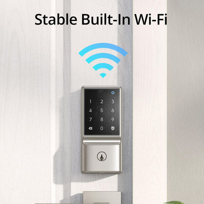 키 없는 판매 화염 등급 유리 문 잠금 Wifi 인식과 지문 잠금 해제