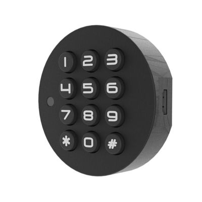 디지털 USB 잠금 해제 미니 지문 캐비닛 잠금 유리 및 나무 문 둥근 모양