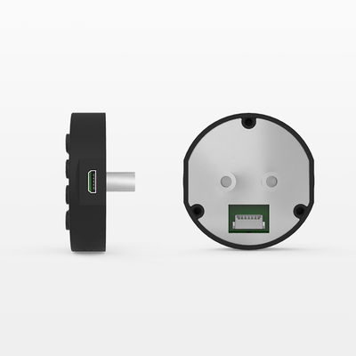 디지털 USB 잠금 해제 미니 지문 캐비닛 잠금 유리 및 나무 문 둥근 모양
