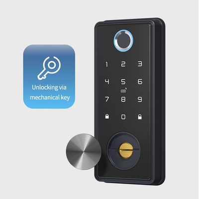 POLYMATH TT App 실린더 스마트 프론트 도어 잠금 나무 도어 코드 APP 지문 잠금 해제 방법
