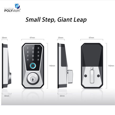 진크 합금 최신 USB 충전 생화학적 지문 암호 게이트 스마트 문 잠금
