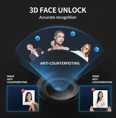 스마트 투야 와이파이 3D 얼굴 인식 지문 디지털 스마트 문 잠금