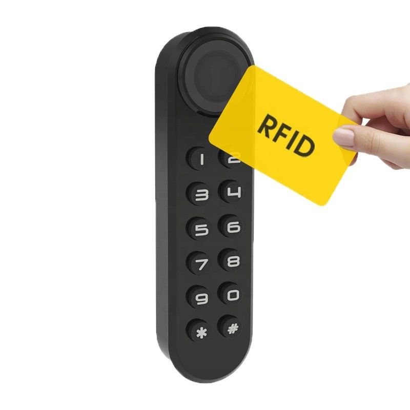 유리 문 전자 키보드 로커 캐비닛 잠금 코드 비밀번호와 USB 잠금 해제 방법